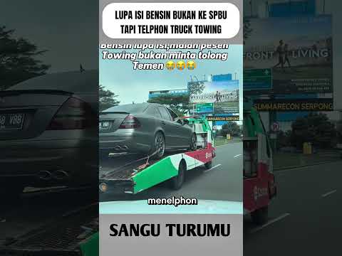 Bensin habis malah telphon truck towing ..‼️namanya saja sultan #shorts