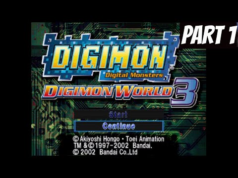 Digimon World 3 PS1 Full Game Playthrough Part 1