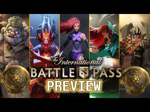 3 ARCANAS & 2 PERSONAS!!! - The International 2020 TI10 Battle Pass - FULL PREVIEW