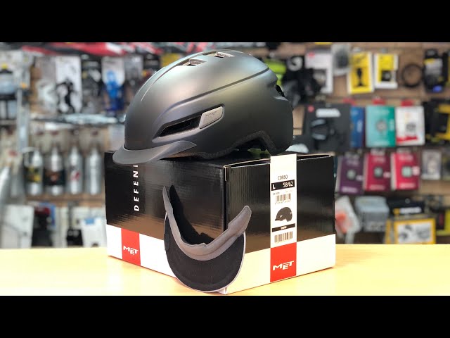 MET Corso Mountainbike Helm – Matt Weiß, Kopfumfang 52-56 Cm, Mit LED