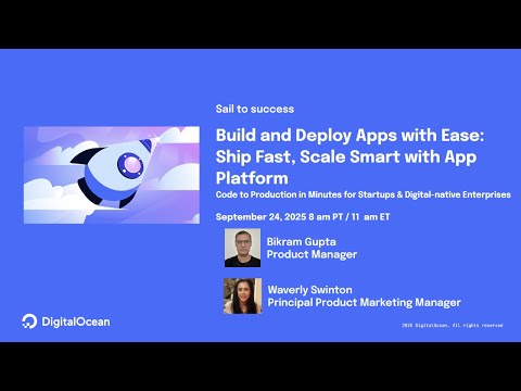 Build and Deploy Apps with Ease: Ship Fast, Scale Smart with App Platform