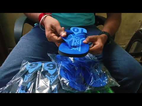 Rubber men's casual slipper sports hawaii 6x9