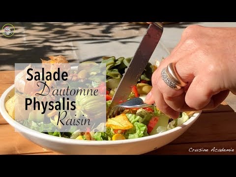 Recette de salade d'automne crue de l'Académie CRUsine