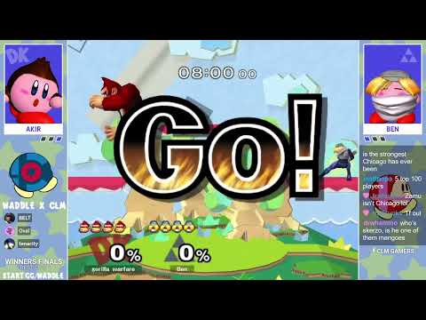 Akir (Donkey Kong) vs Ben (Sheik) Waddle Wednesday x CLM 63