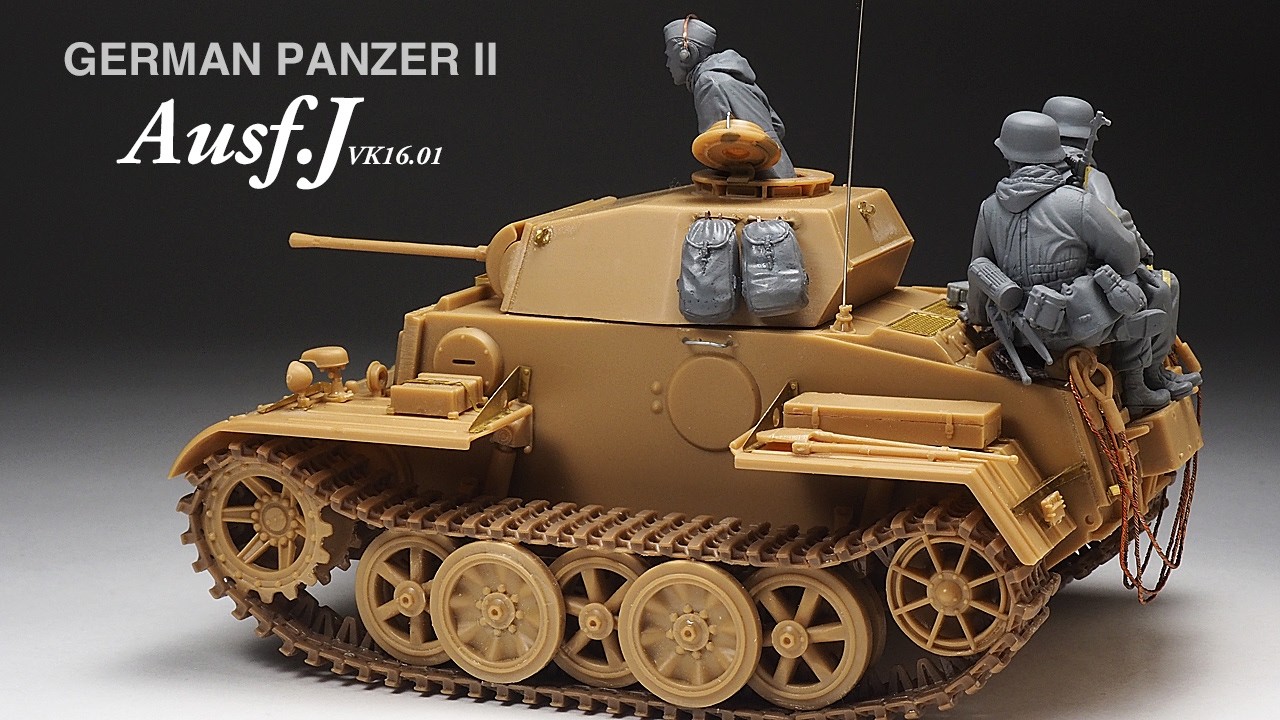 German Panzer II Ausf.J - Part 1 - 1/35 HOBBY BOSS - Tank Model - [ model building ]