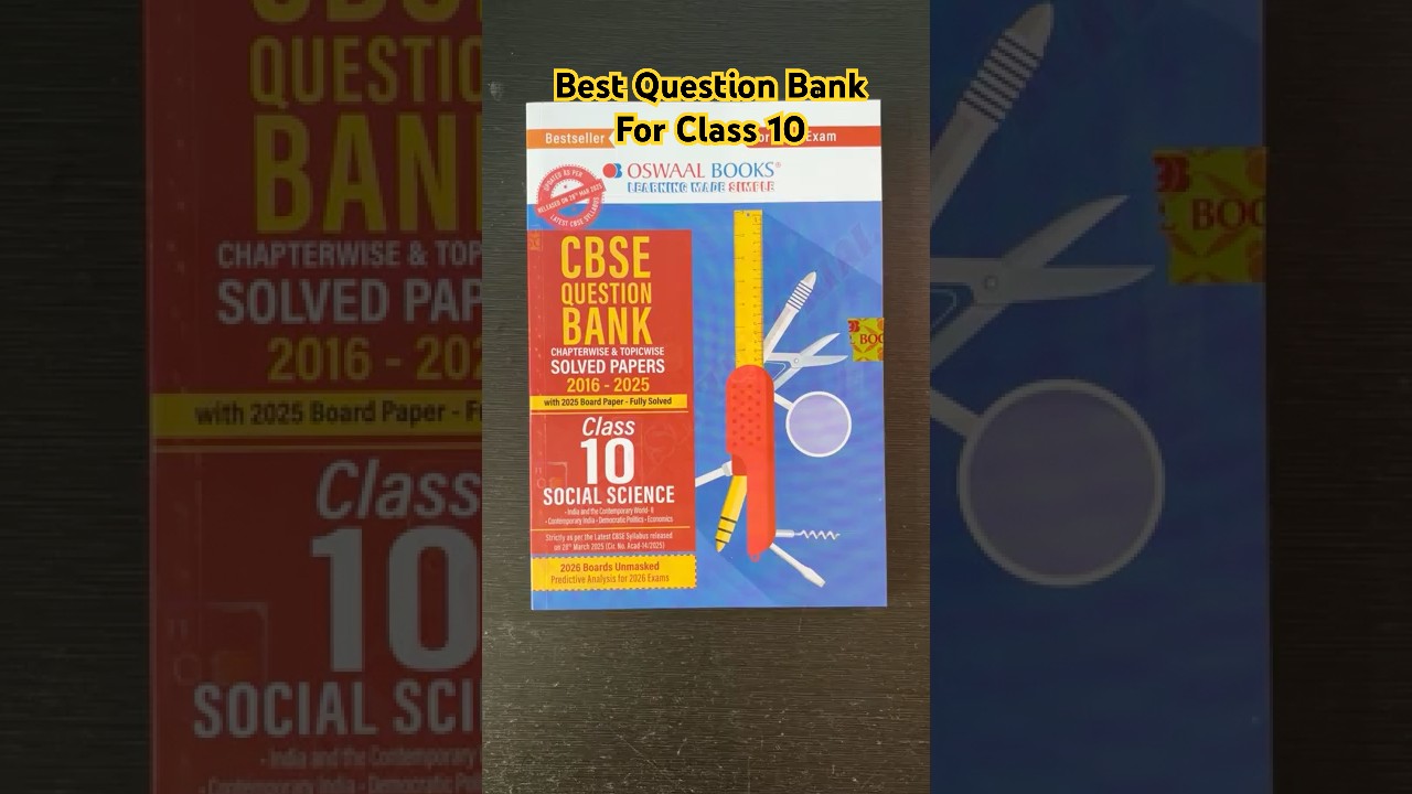 Oswaal CBSE Question Bank Chapter and Topicwise SOLVED PAPERS Class 10 Social Science For Exam 2026