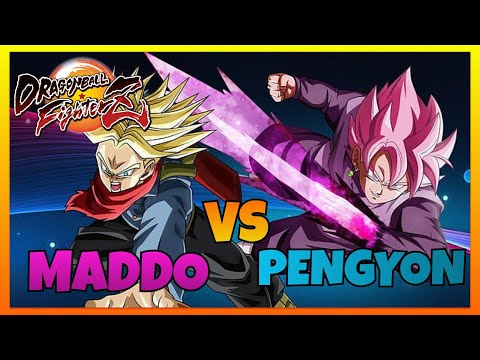 DBFZ - MADDO vs PENGYON gameplays (Super Baby 2, Trunks, Krillin vs Goku Black, Blue Vegeta, Beerus)