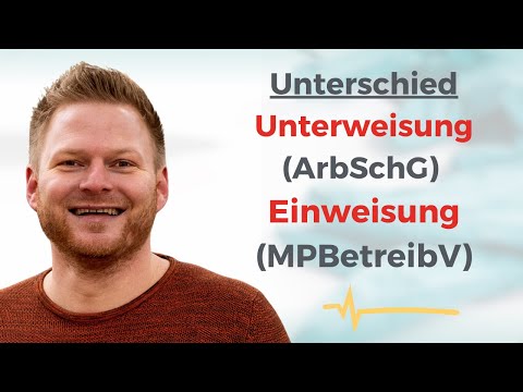 5 WICHTIGE Unterschiede - Unterweisung (Arbeitsschutz) - Einweisung in Medizinprodukte (MPBetreibV)