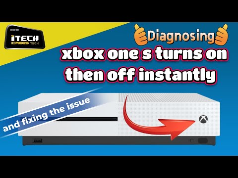 Xbox one s turns on then off instantly - Fix -