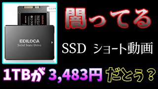 激安 闇SSD 1TB3,483円 超ショート動画 EDILOCA ES106 PCストレージ PS4関連Amazonおすすめできないパソコン周辺機器 転売ヤーの闇システム商品 送料詐欺?悪徳?商法?
