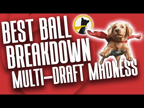 Best Ball Breakdown Multi-Draft Madness: Fantasy Points