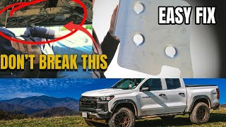 One Must Have Mod Stops Expensive Trail Damage on Chevy Colorado Trail Boss-Install + Drive