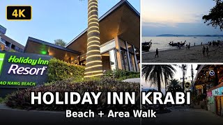 Holiday Inn Resort Krabi Ao Nang Beach - Area & Beach Tour (4K)