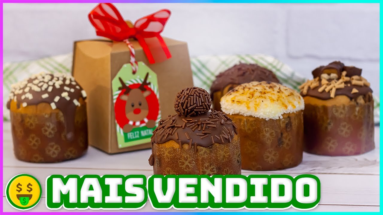 🤑 Ganhe MUITO Dinheiro neste Natal!🎄🎅 | Mini Chocotone ou Panetone recheado | Faça e Venda