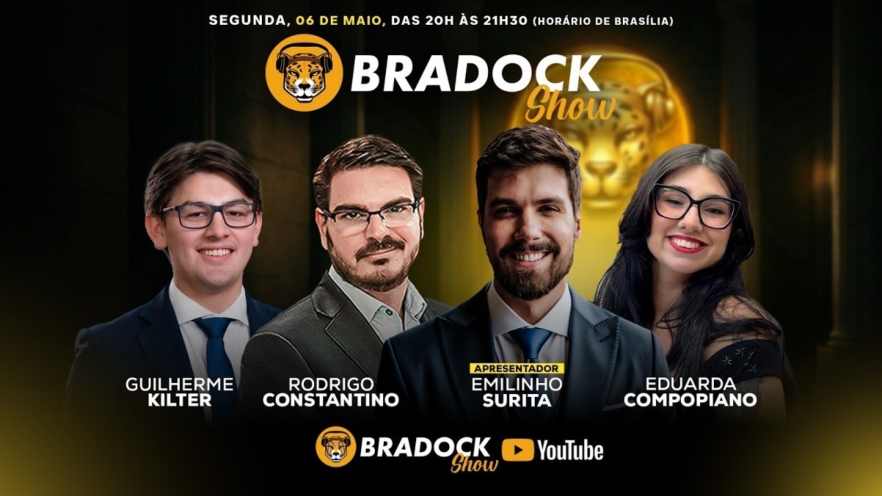 Bradock Show 06/05/26 - EMILINHO, CONSTANTINO, Juliane Leite, Guilherme Kilter e Eduarda Compopiano