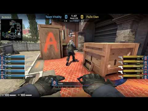 CS:GO POV Demo Vitality ZywOo (21/10) vs FaZe (de_inferno)