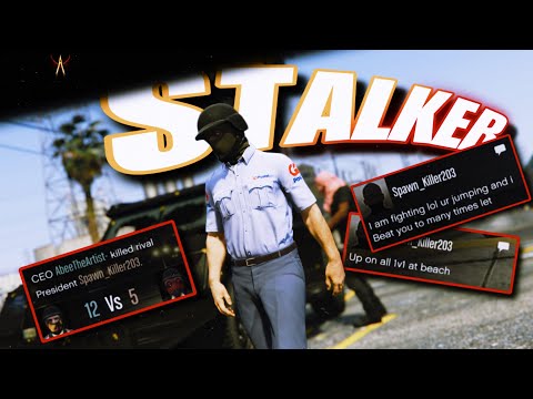 This Stalker got put In a STRAITJACKET‼️😭😭| GTA Online