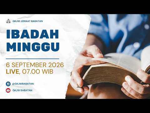 Ibadah Minggu, 6 September 2026 - GKJW BABATAN