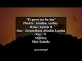 Mizo Karaoke - Jonathan Lianhna - Ka pawnlam lan dan || Mipa key (G) || Free Soundtrack