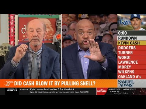 Pardon The Interruption | Wilbon "reacts" Los Angeles Dodgers def. Tampa Bay Rays to clinch title