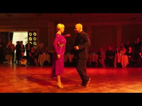  Mariano Otero  and  Alejandra Mantinan  are  dancing  to  the  tango  "  Bomboncito  "  by  Fulvio Salamanca  at  International Tango Festival Riga  in  2019