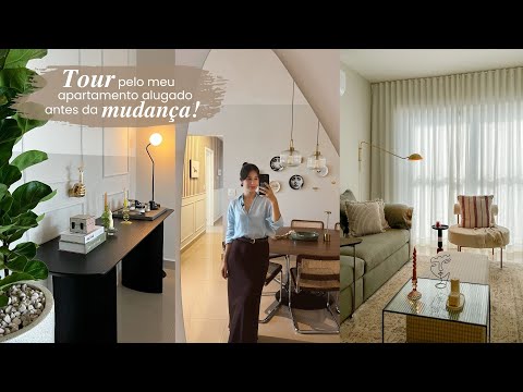 Tour pelo meu apê alugado antes da mudança!