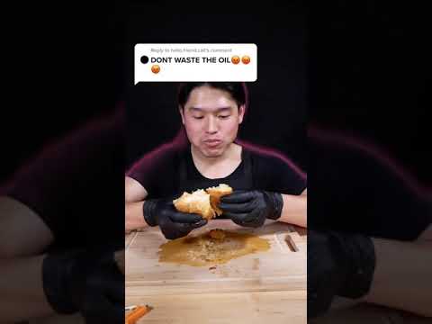 ♪COOKING♪ Don't waste the OIL 😡😡😡  #Shorts