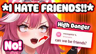 Raora MEOWS Cutely and Says Making Friends Is Too Dangerous and Chattini Might Get Jetpack【Hololive】