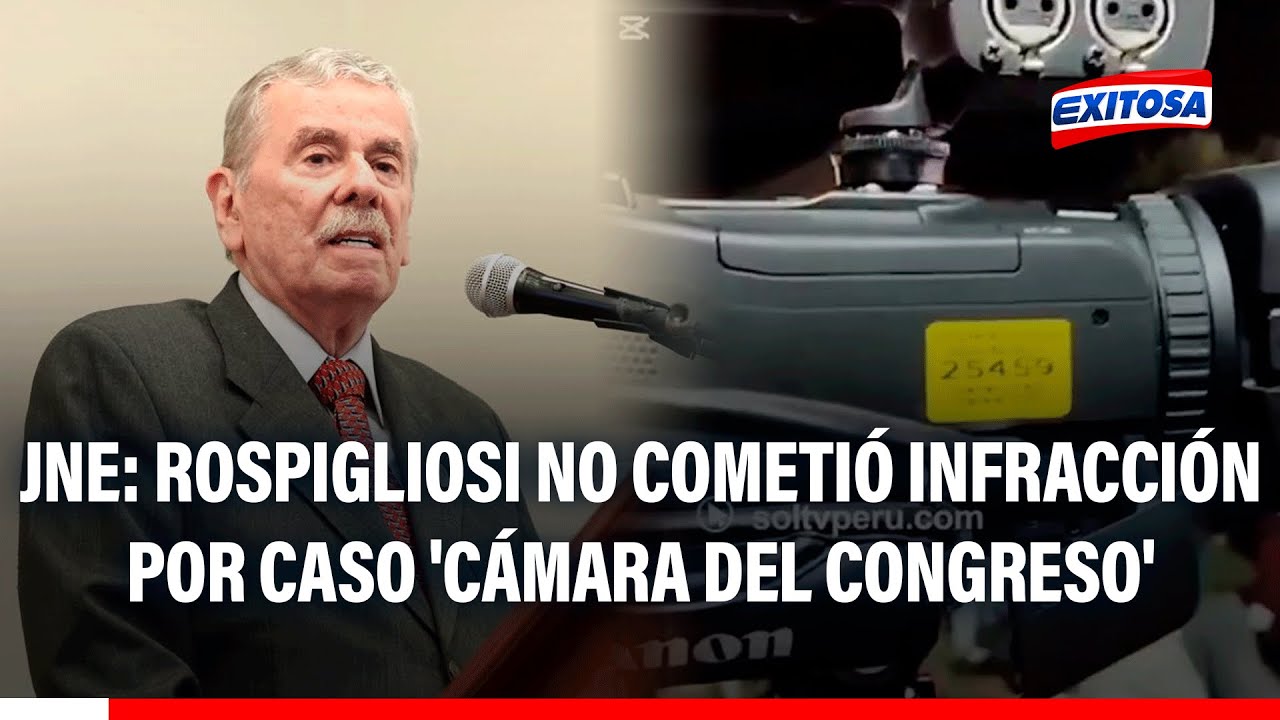 🔴🔵JNE revoca resolución contra Fernando Rospigliosi por caso Cámara del Congreso: No hubo INFRACCIÓN