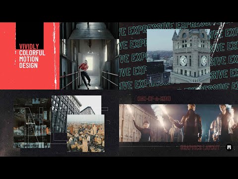 Modern Retro Slideshow Modular Template for Apple Motion & FCPX - MotionVFX