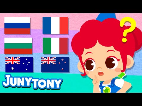 Bandeiras Parecidas | Qual É Qual? | Culturas do Mundo | Música Infantil | JunyTony em Português