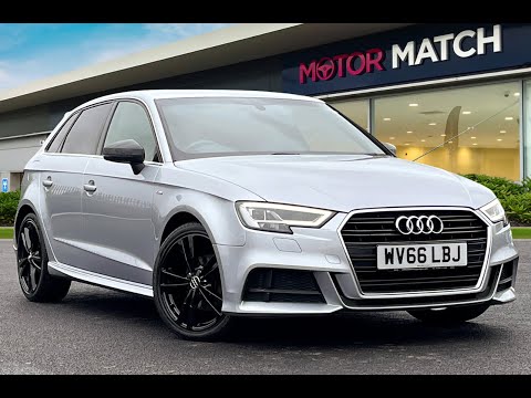 Used 2016 Audi A3 2.0 TDI S line Sportback S Tronic at Chester | Motor Match Used Cars for Sale