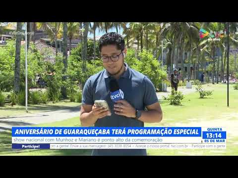 ANIVERSÁRIO DE GUARAQUEÇABA TERÁ PROGRAMAÇÃO ESPECIAL
