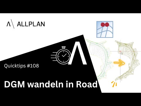 #108 ALLPLAN Quicktips "DGM wandeln in Road"
