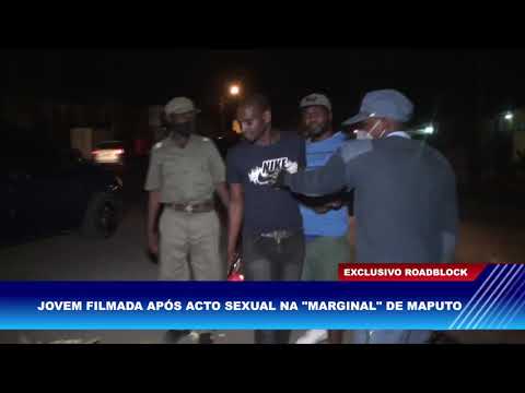 , title : 'Jovem filmada após acto sexual na “Marginal de Maputo”