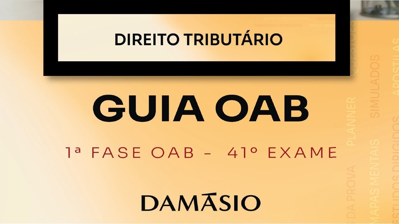 AudioBook - Damásio 20) Direito Tributário