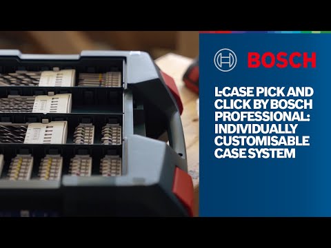L-Case Pick and Click by Bosch Professional: individually customisable case system