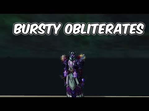 BURSTY OBLITERATES - Frost Death Knight PvP - WoW Shadowlands 9.0.2
