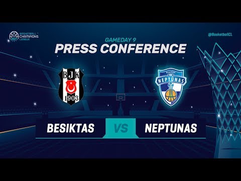 Besiktas Sompo Japan v Neptunas Klaipeda - Press Conference - Basketball Champions League 2018-19