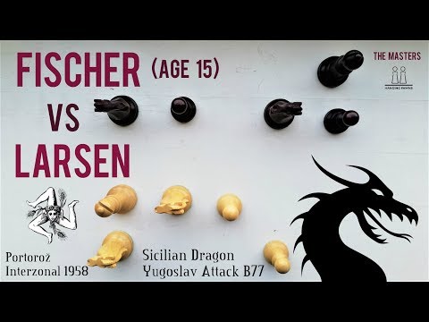 How to tame the Dragon! ⎸Bobby Fischer vs Bent Larsen (Portoroz 1958)