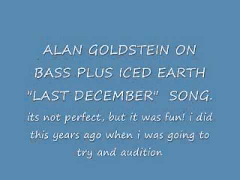 Alan Goldstein and Iced Earth Last December