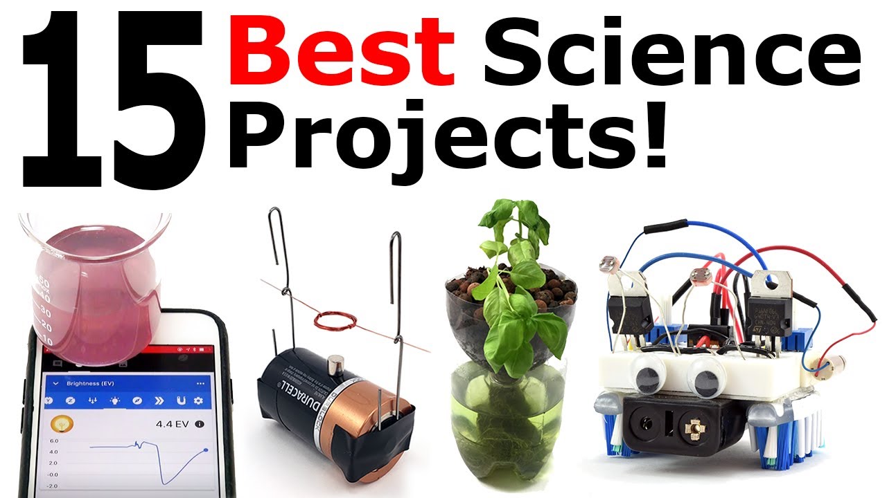 What are the top 10 science fair projects?