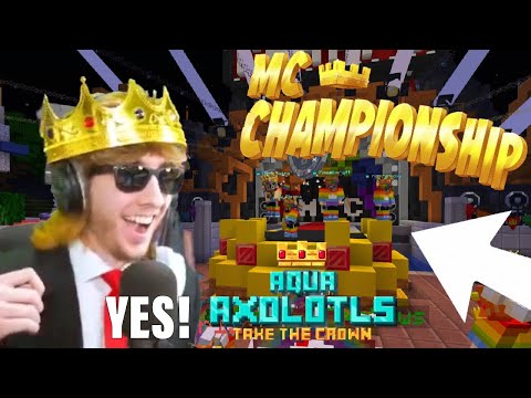 Mr. Ghostz - KreekCraft won on livestream (Minecraft Championships 2021) Aqua Axolotls