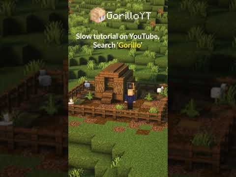 GorilloShorts - Minecraft: Chicken Coop/Egg Farm!🐔#shorts