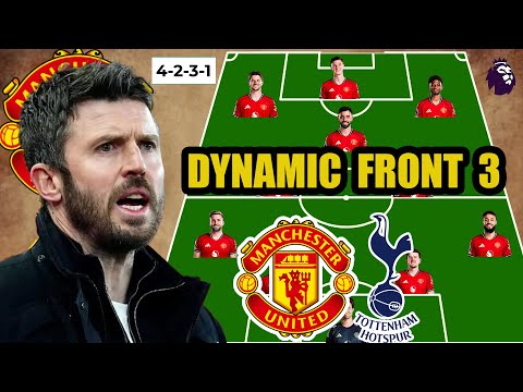 Man United vs Tottenham | Different Front 3! 🔥 Carrick’s Dynamic Lineup ft. Mount | EPL 2025/26