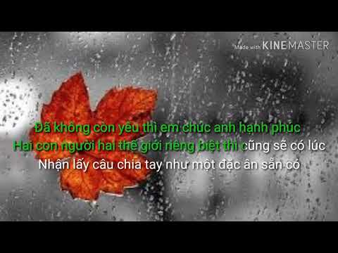 [Karaoke] Chia tay cũng là yêu - Uriboo