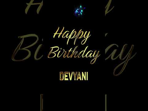 Happy Birthday Devyani
