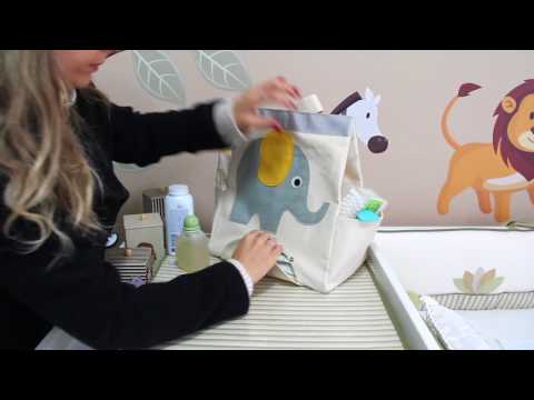 Organizador de Fraldas Elefante O Sapo e a Princesa