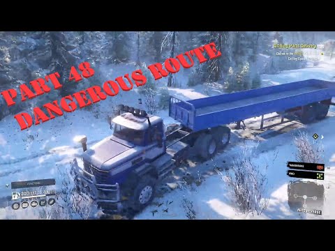 SNOWRUNNER EP 48 DANGEROUS ROUTE