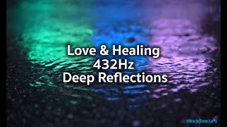 Deep Sleep | 432 Hz • Love & Healing in G Major | Neon Rain Reflections